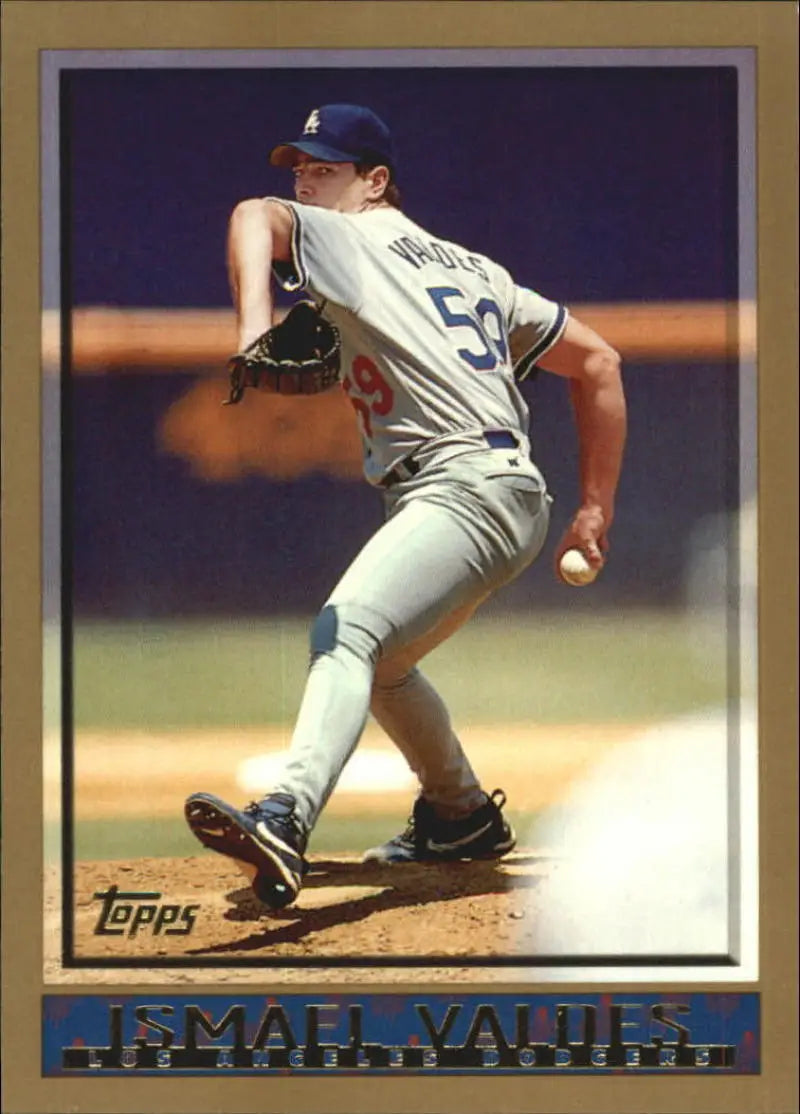 1998 Topps #357 Ismael Valdes NM-MT Los Angeles Dodgers Baseball Card - Baseball Card Single