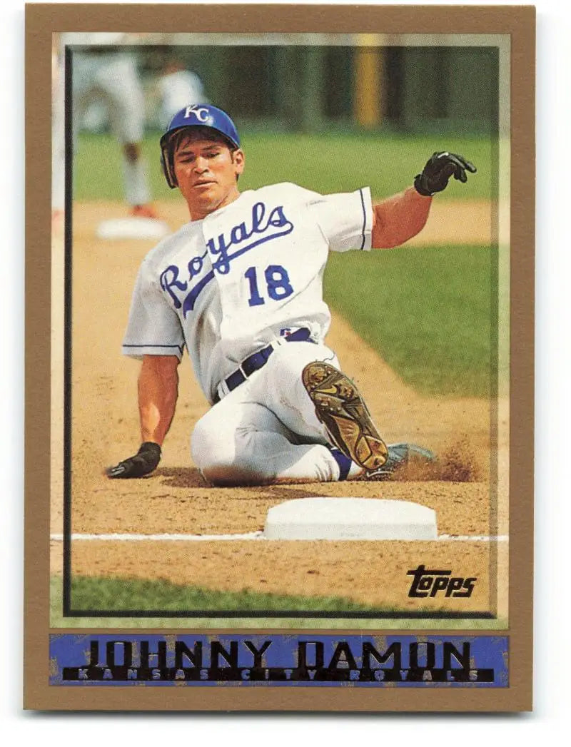 1998 Topps #362 Johnny Damon NM-MT Kansas City Royals Baseball Card - Baseball Card Single