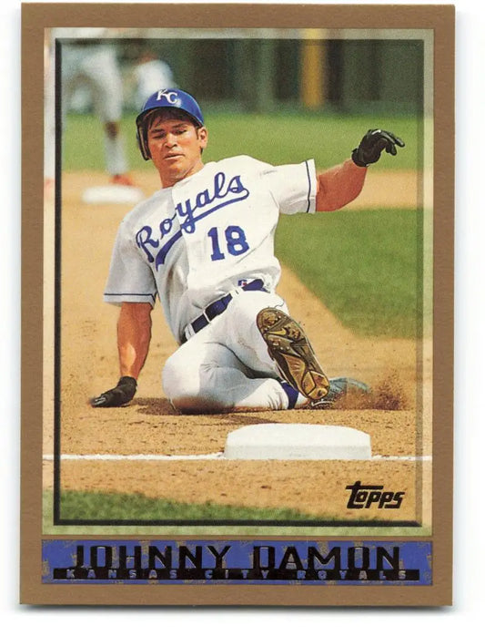 1998 Topps #362 Johnny Damon NM-MT Kansas City Royals Baseball Card - Baseball Card Single