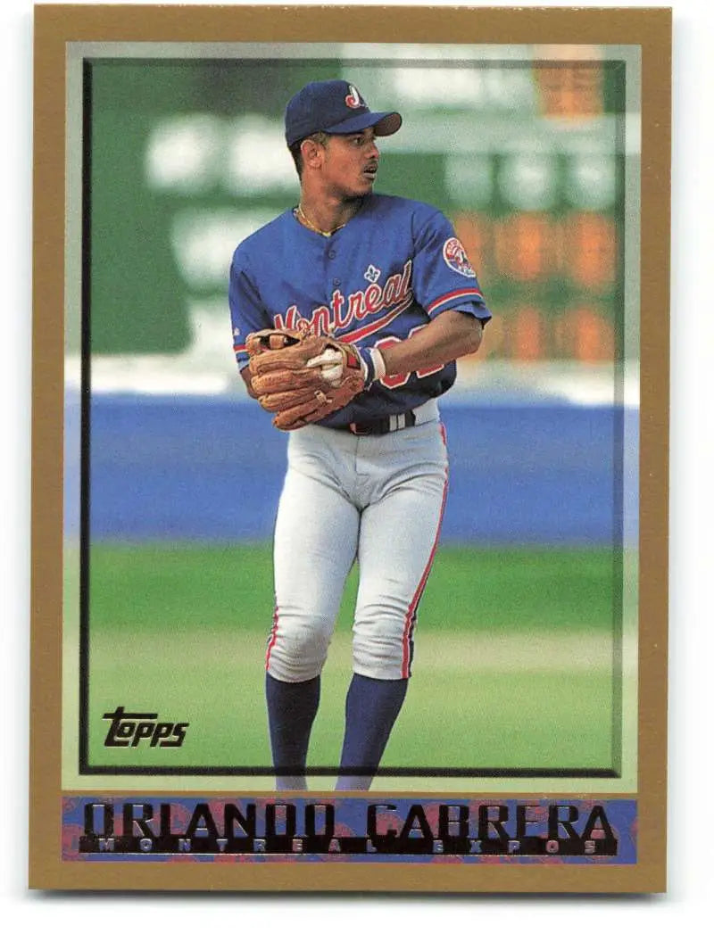 1998 Topps #366 Orlando Cabrera NM-MT Montreal Expos Baseball Card - Baseball Card Single