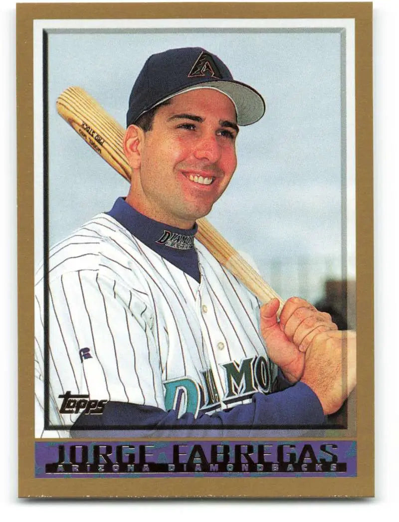 1998 Topps #367 Jorge Fabregas NM-MT Arizona Diamondbacks Baseball Card - Baseball Card Single