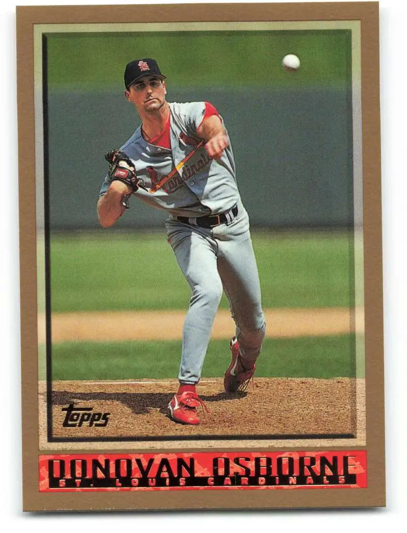 1998 Topps #370 Donovan Osborne NM-MT St. Louis Cardinals Baseball Card - Baseball Card Single