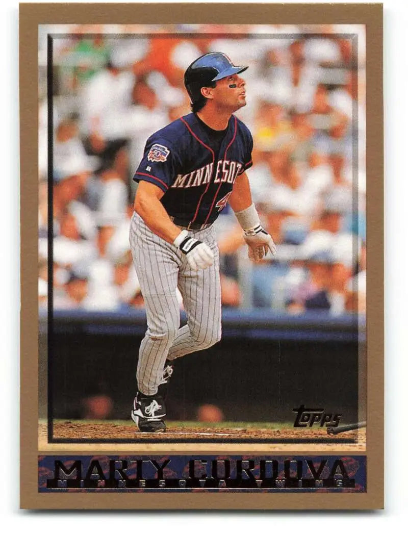 1998 Topps #375 Marty Cordova NM-MT Minnesota Twins Baseball Card - Baseball Card Single