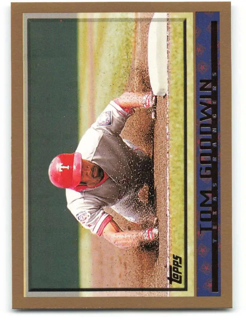 1998 Topps #376 Tom Goodwin NM-MT Texas Rangers Baseball Card - Baseball Card Single