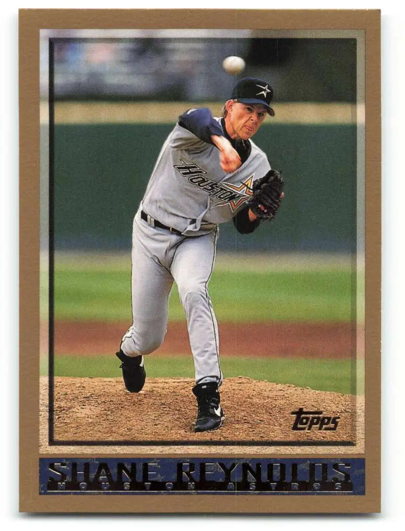 1998 Topps #380 Shane Reynolds NM-MT Houston Astros Baseball Card - Baseball Card Single