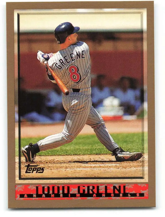1998 Topps #382 Todd Greene NM-MT Anaheim Angels Baseball Card - Baseball Card Single