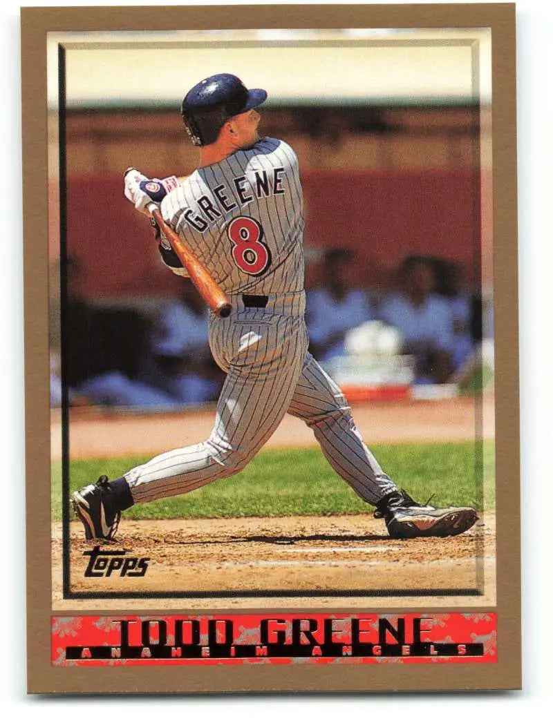 1998 Topps #382 Todd Greene NM-MT Anaheim Angels Baseball Card - Baseball Card Single