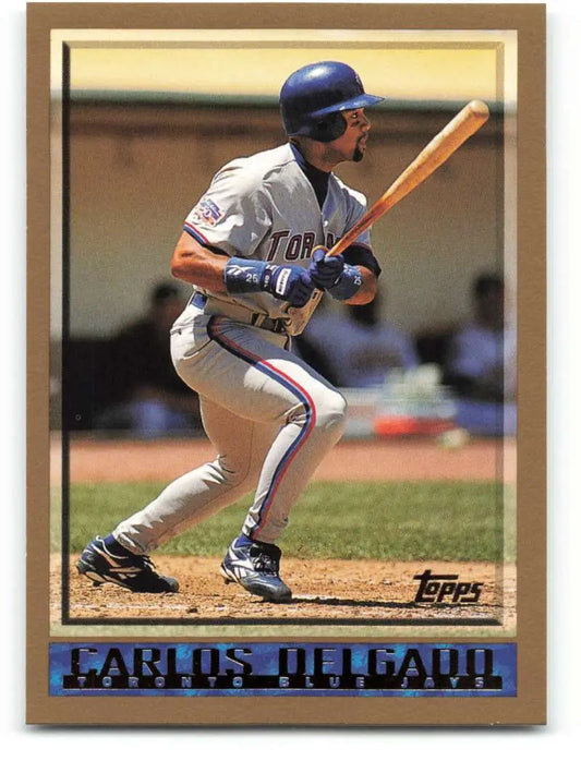 1998 Topps #384 Carlos Delgado NM-MT Toronto Blue Jays Baseball Card - Baseball Card Single