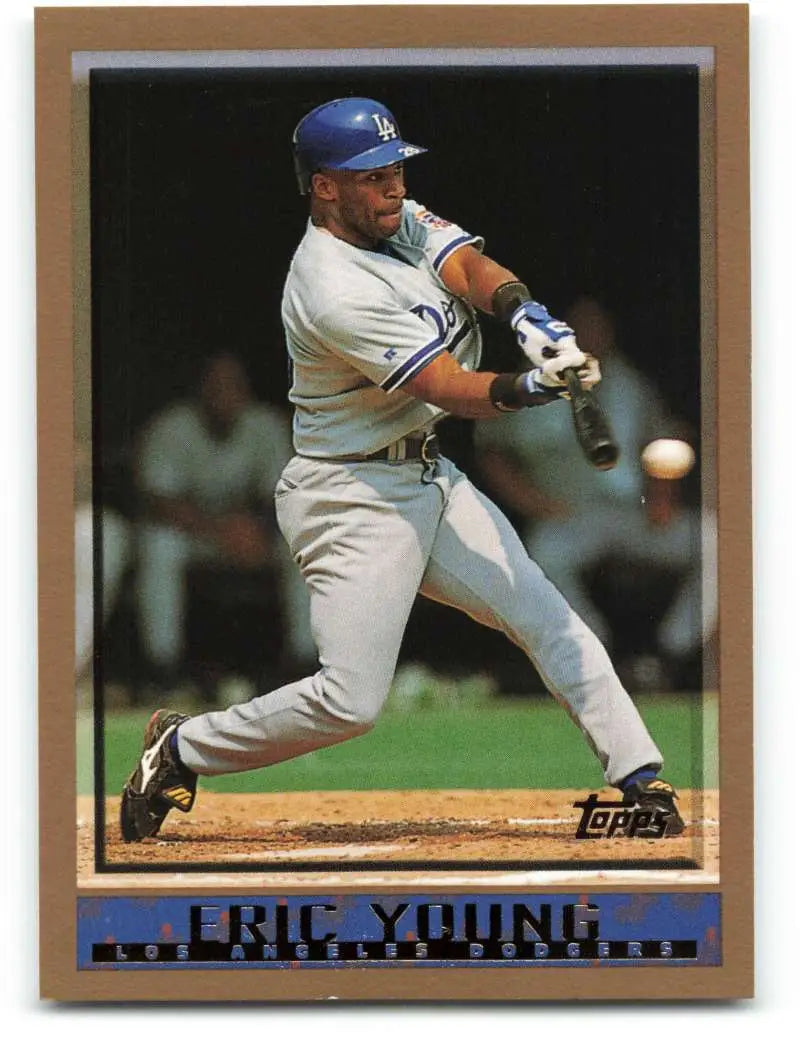 1998 Topps #389 Eric Young NM-MT Los Angeles Dodgers Baseball Card - Baseball Card Single