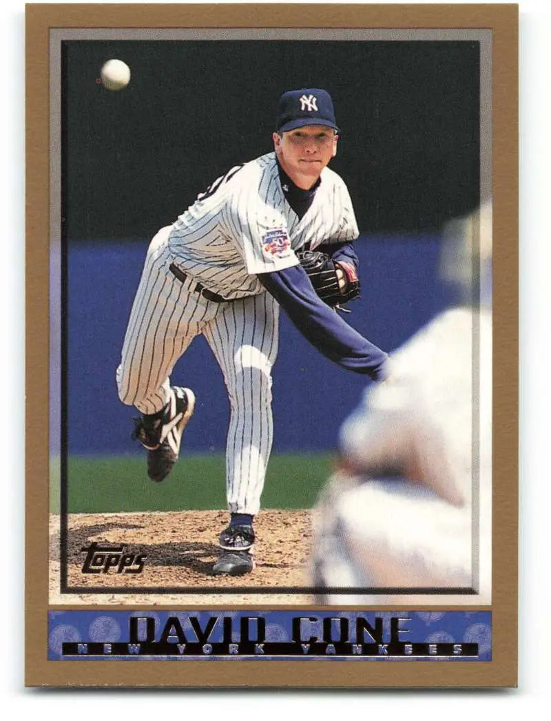 1998 Topps #391 David Cone NM-MT New York Yankees Baseball Card - Baseball Card Single
