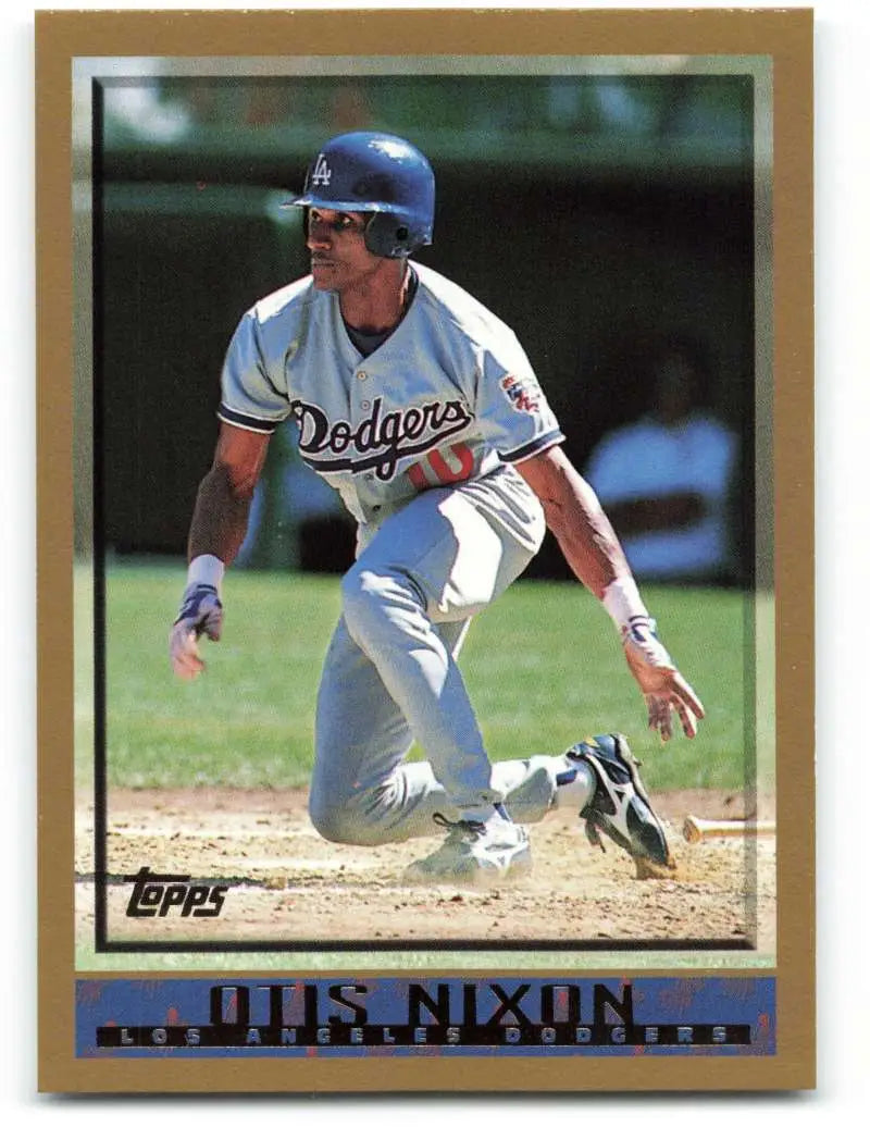 1998 Topps #392 Otis Nixon NM-MT Los Angeles Dodgers Baseball Card - Baseball Card Single