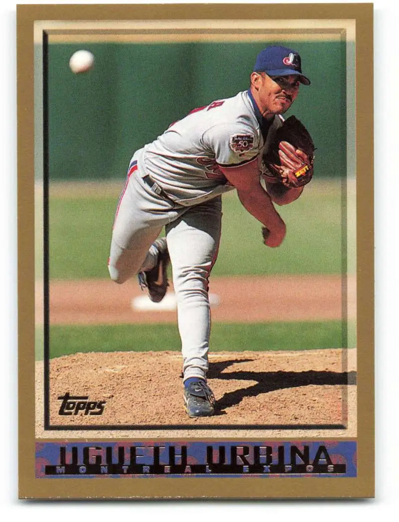 1998 Topps #396 Ugueth Urbina NM-MT Montreal Expos Baseball Card - Baseball Card Single