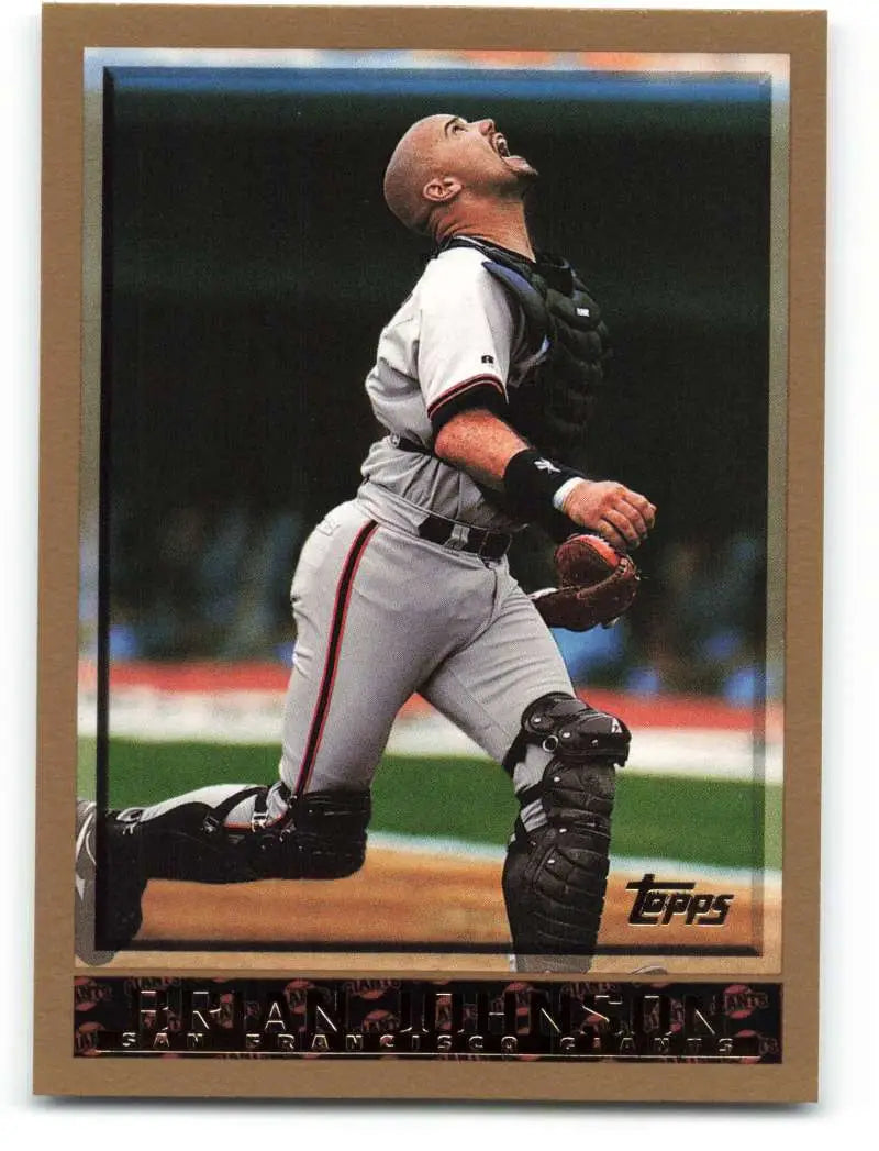 1998 Topps #407 Brian Johnson NM-MT San Francisco Giants Baseball Card - Baseball Card Single