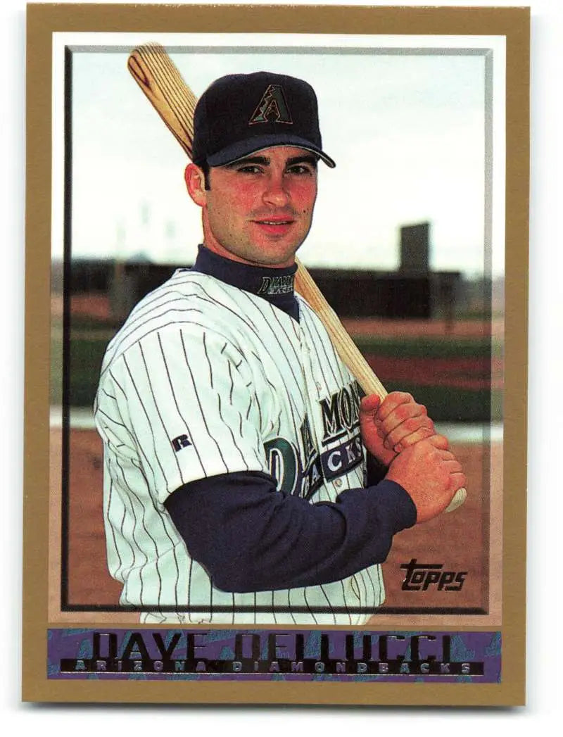 1998 Topps #409 David Dellucci NM-MT RC Rookie Arizona Diamondbacks Baseball Card - Baseball Card Single
