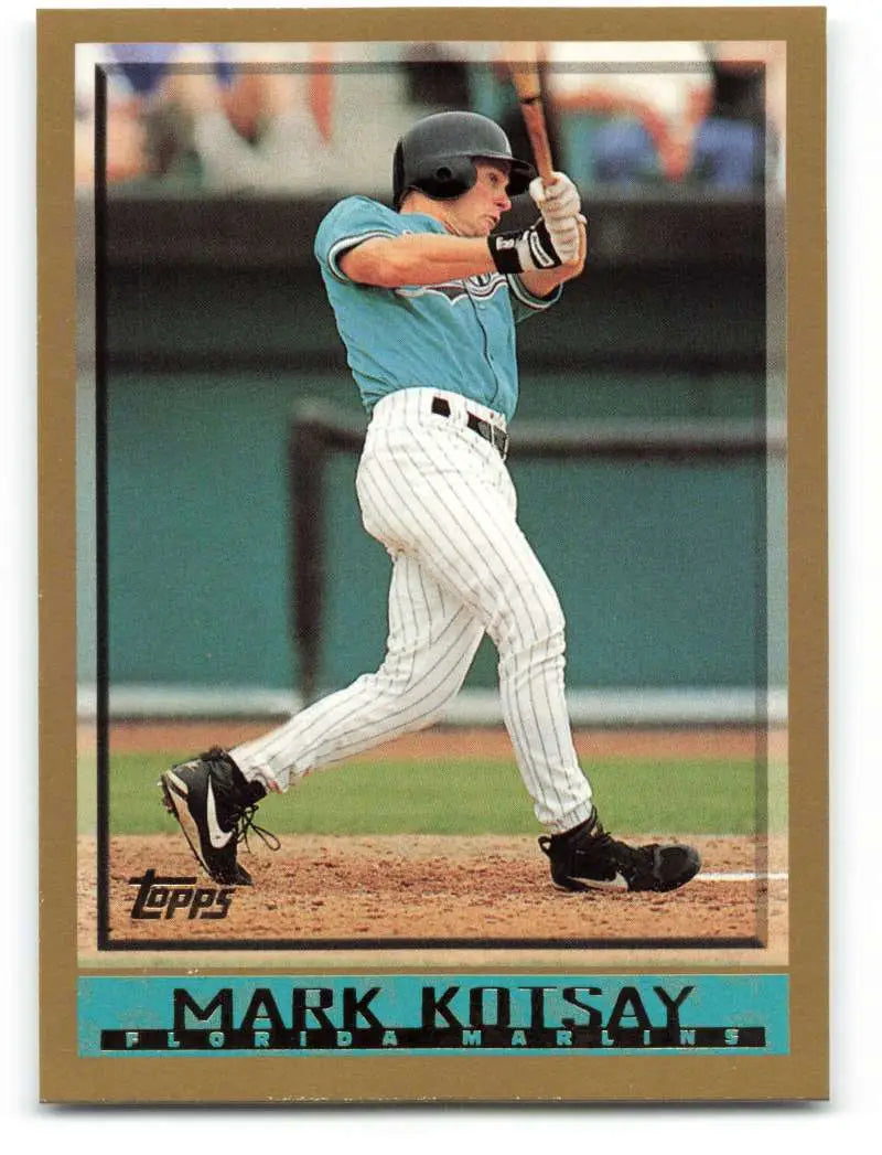 1998 Topps #411 Mark Kotsay NM-MT Florida Marlins Baseball Card - Baseball Card Single