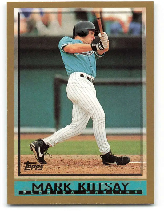 1998 Topps #411 Mark Kotsay NM-MT Florida Marlins Baseball Card - Baseball Card Single