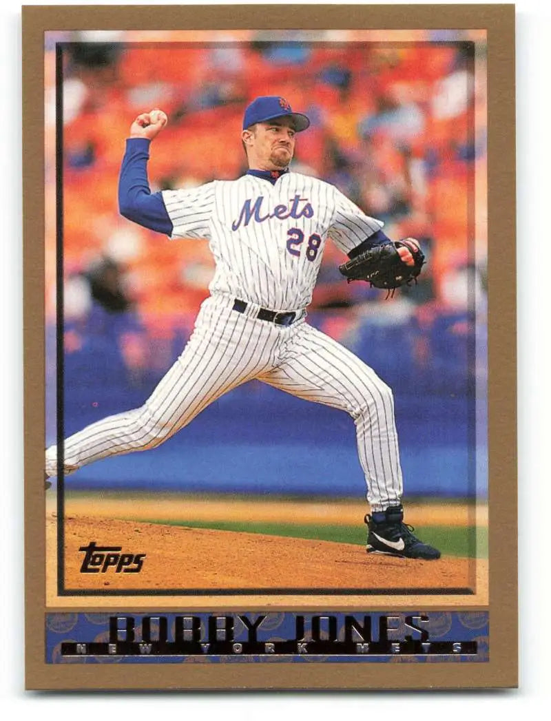 1998 Topps #417 Bobby Jones NM-MT New York Mets Baseball Card - Baseball Card Single