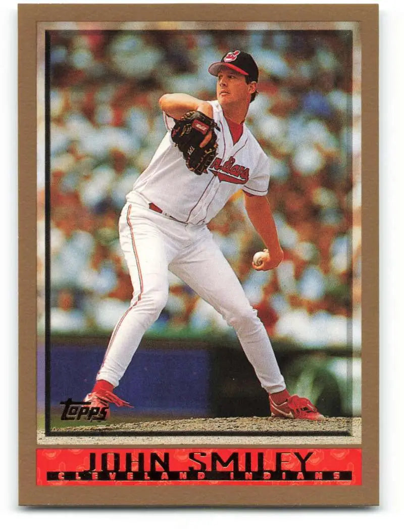 1998 Topps #419 John Smiley NM-MT Cleveland Indians Baseball Card - Baseball Card Single
