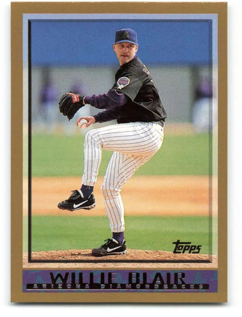 1998 Topps #423 Willie Blair NM-MT Arizona Diamondbacks Baseball Card - Baseball Card Single
