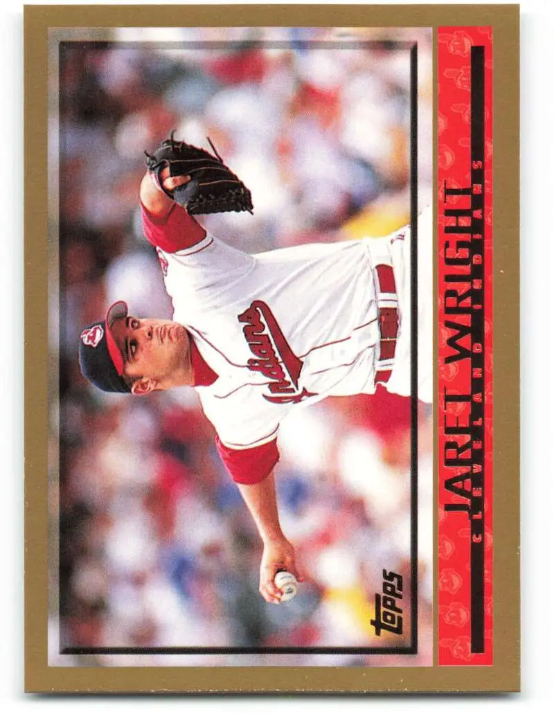 1998 Topps #432 Jaret Wright NM-MT Cleveland Indians Baseball Card - Baseball Card Single