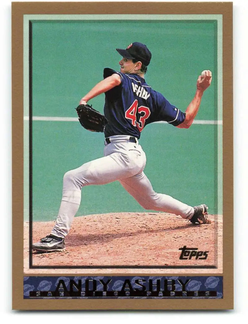 1998 Topps #434 Andy Ashby NM-MT San Diego Padres Baseball Card - Baseball Card Single