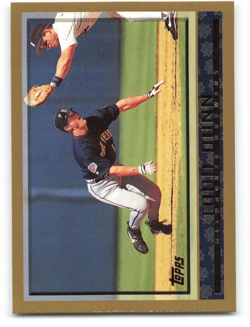 1998 Topps #435 Todd Dunn NM-MT Milwaukee Brewers Baseball Card - Baseball Card Single