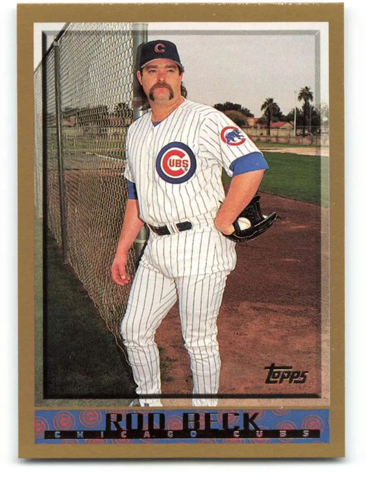 1998 Topps #437 Rod Beck NM-MT Chicago Cubs Baseball Card - Baseball Card Single