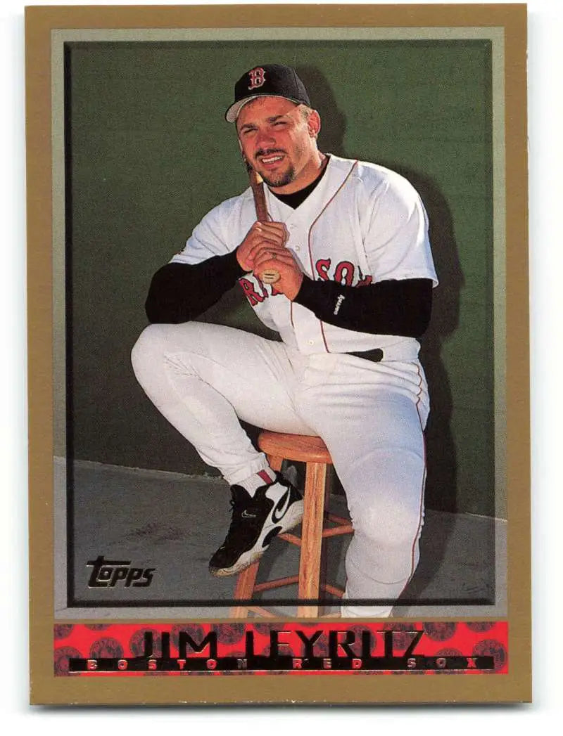 1998 Topps #438 Jim Leyritz NM-MT Boston Red Sox Baseball Card - Baseball Card Single