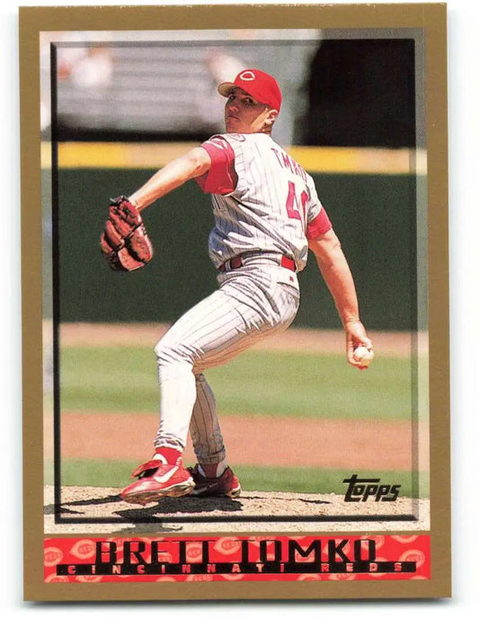 1998 Topps #440 Brett Tomko NM-MT Cincinnati Reds Baseball Card - Baseball Card Single