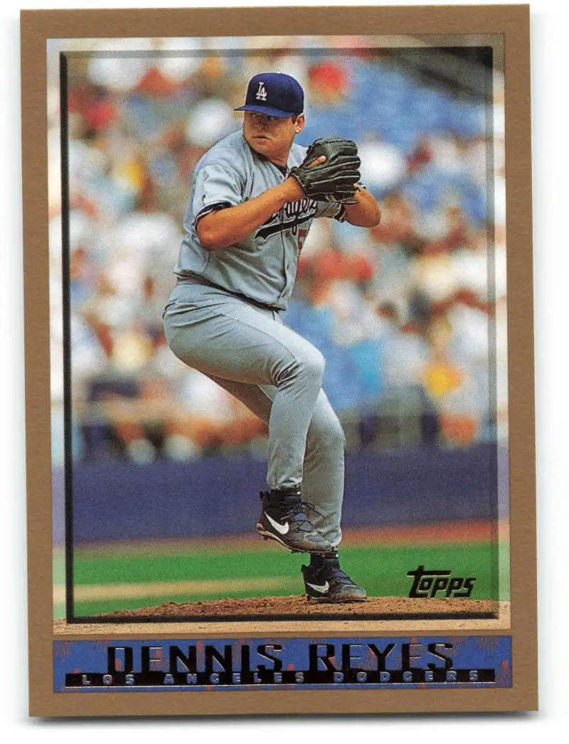 1998 Topps #443 Dennys Reyes NM-MT Los Angeles Dodgers Baseball Card - Baseball Card Single