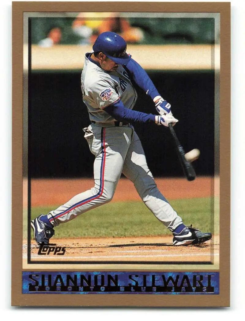 1998 Topps #447 Shannon Stewart NM-MT Toronto Blue Jays Baseball Card - Baseball Card Single