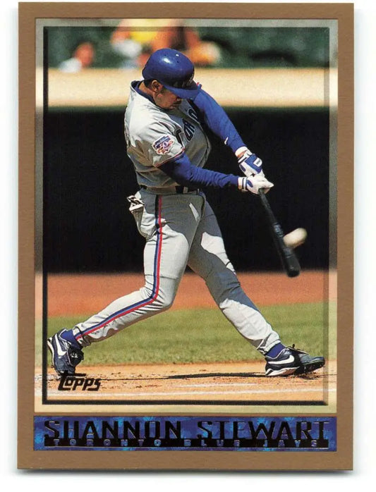 1998 Topps #447 Shannon Stewart NM-MT Toronto Blue Jays Baseball Card - Baseball Card Single
