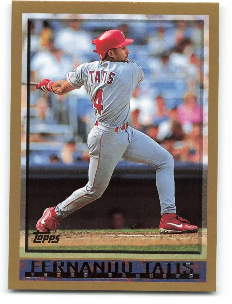 1998 Topps #449 Fernando Tatis NM-MT Texas Rangers Baseball Card - Baseball Card Single