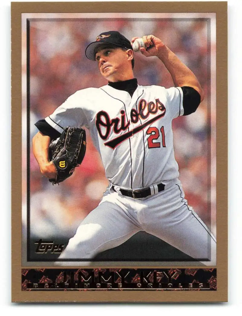 1998 Topps #450 Jimmy Key NM-MT Baltimore Orioles Baseball Card - Baseball Card Single