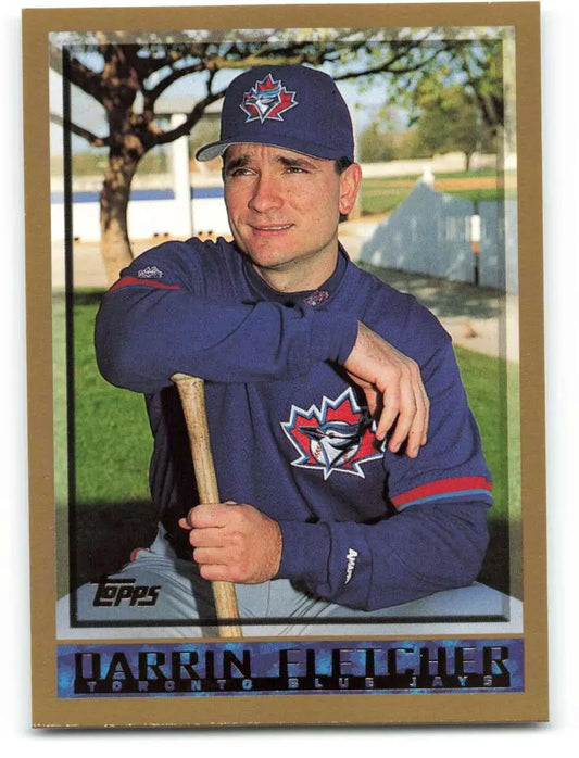 1998 Topps #451 Darrin Fletcher NM-MT Toronto Blue Jays Baseball Card - Baseball Card Single