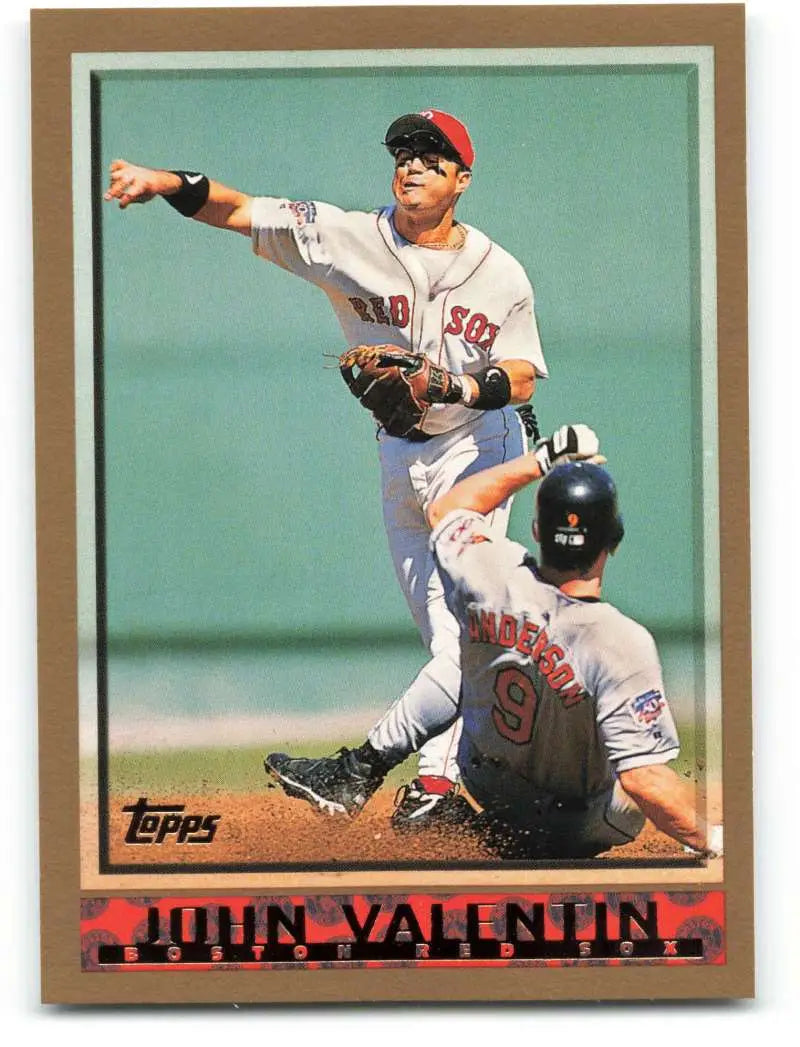 1998 Topps #452 John Valentin NM-MT Boston Red Sox Baseball Card - Baseball Card Single
