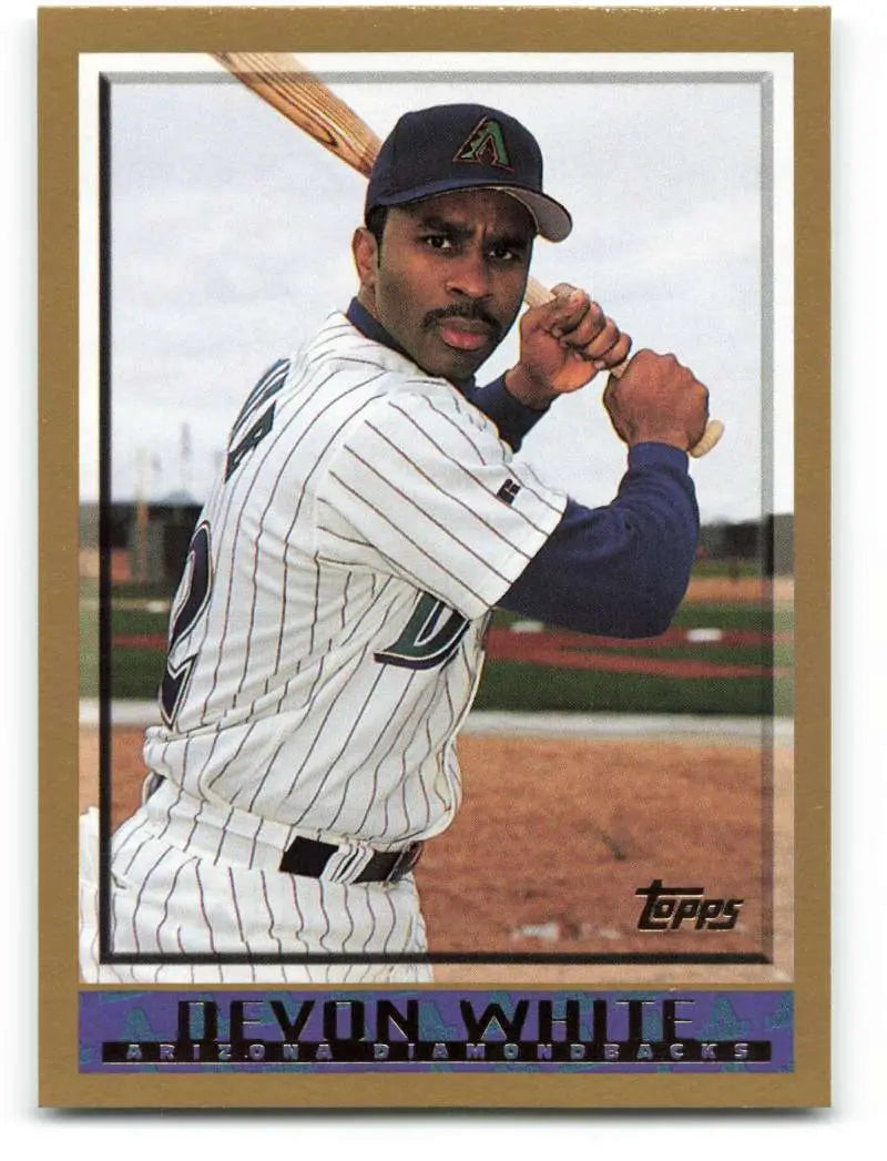 1998 Topps #457 Devon White NM-MT Arizona Diamondbacks Baseball Card - Baseball Card Single