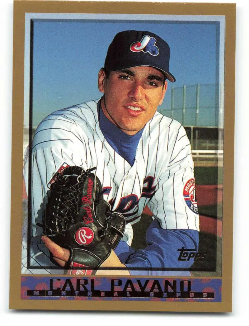 1998 Topps #458 Carl Pavano NM-MT Montreal Expos Baseball Card - Baseball Card Single