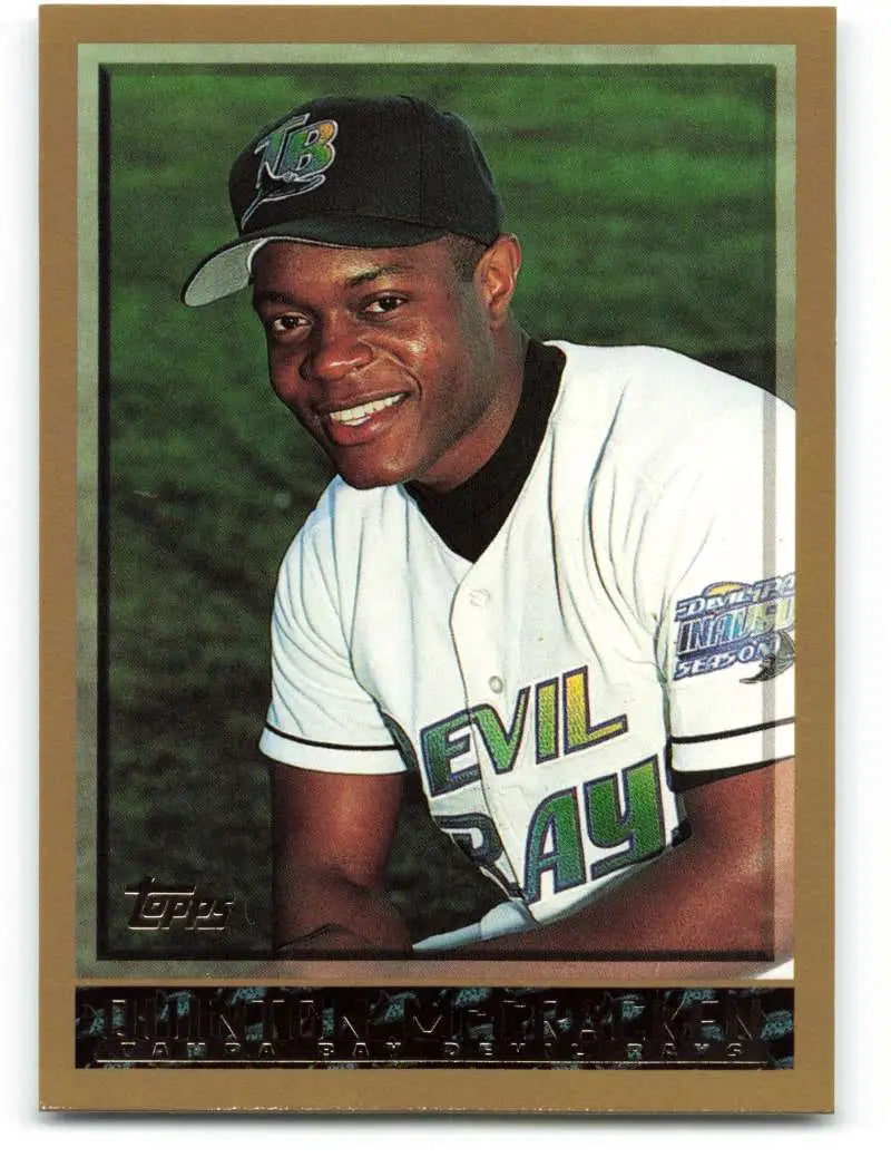 1998 Topps #462 Quinton McCracken NM-MT Tampa Bay Devil Rays Baseball Card - Baseball Card Single