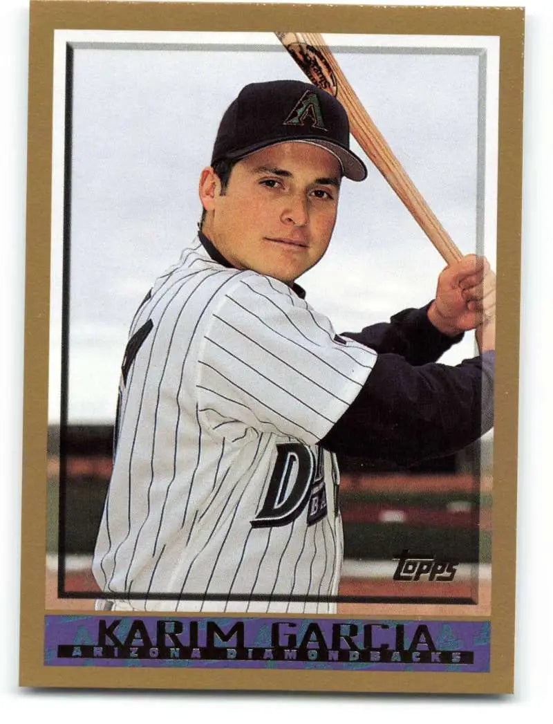 1998 Topps #463 Karim Garcia NM-MT Arizona Diamondbacks Baseball Card - Baseball Card Single