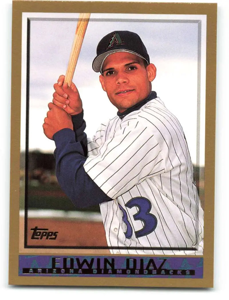 1998 Topps #465 Edwin Diaz NM-MT Arizona Diamondbacks Baseball Card - Baseball Card Single