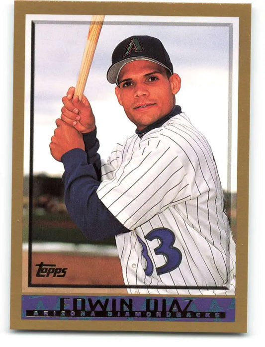 1998 Topps #465 Edwin Diaz NM-MT Arizona Diamondbacks Baseball Card - Baseball Card Single