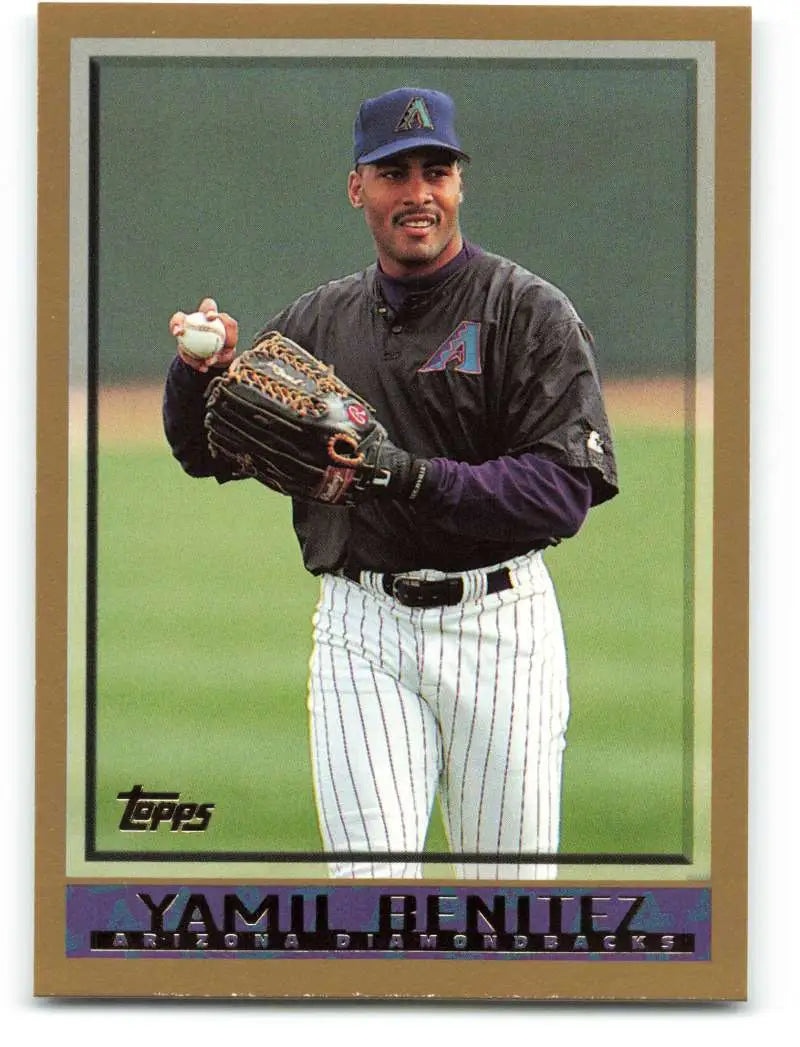 1998 Topps #467 Yamil Benitez NM-MT Arizona Diamondbacks Baseball Card - Baseball Card Single