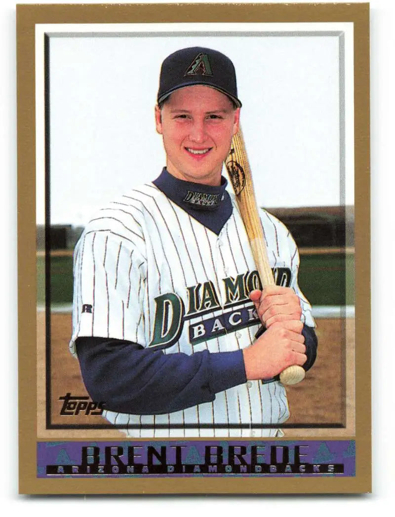 1998 Topps #471 Brent Brede NM-MT Arizona Diamondbacks Baseball Card - Baseball Card Single
