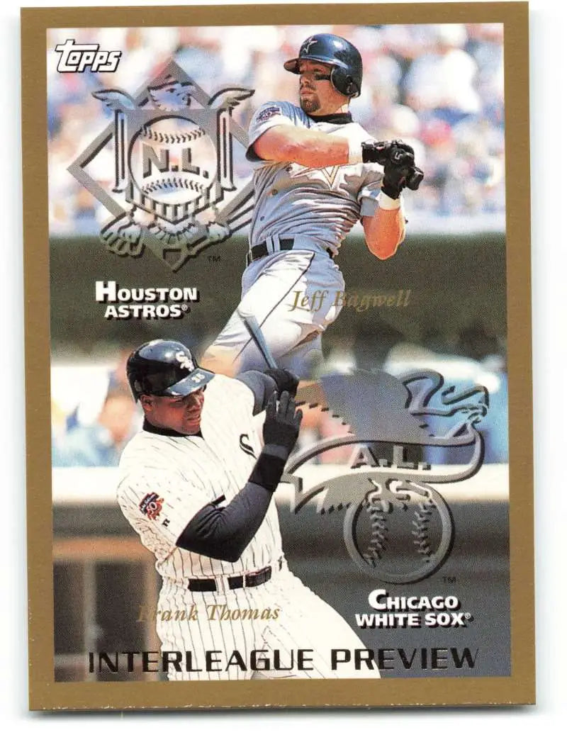 1998 Topps #480 Jeff Bagwell/Frank Thomas NM-MT Houston Astros/Chicago White Sox Baseball Card - Baseball Card Single