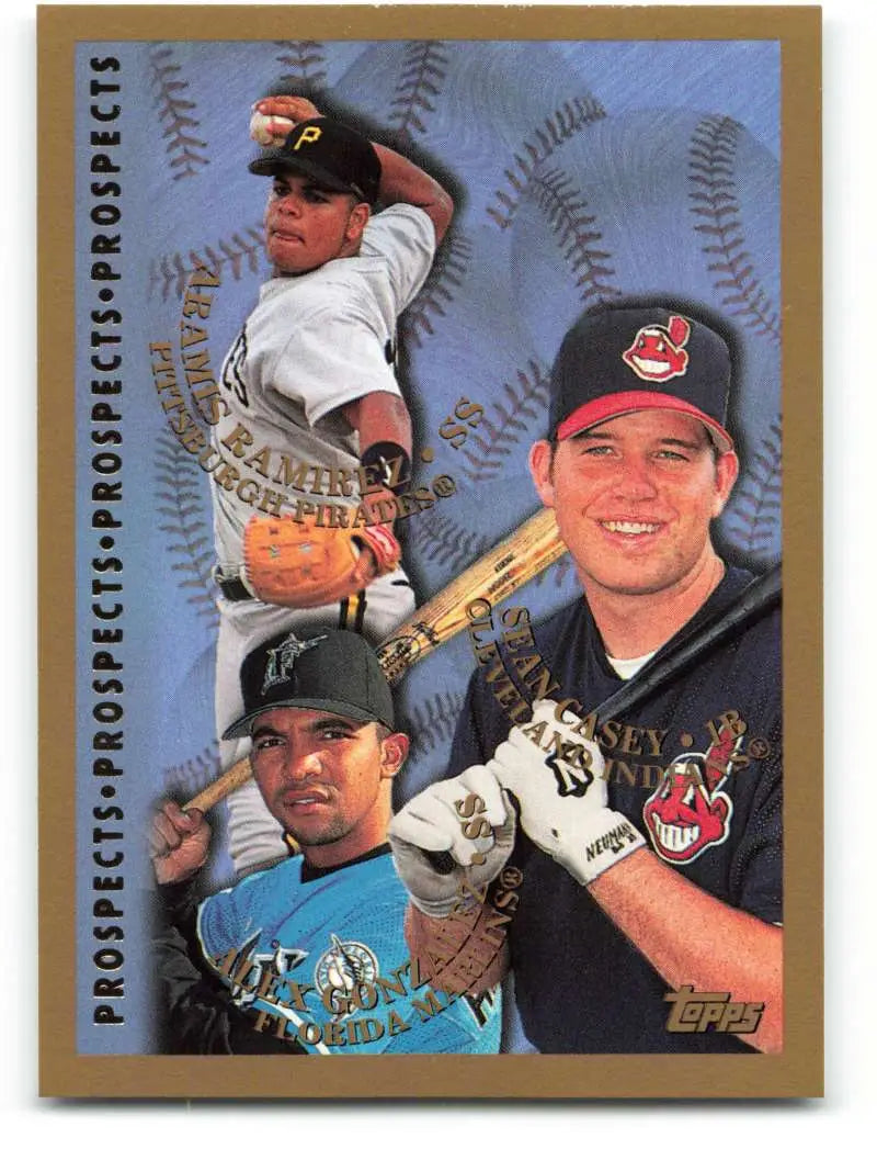 1998 Topps #488 Aramis Ramirez/Alex Gonzalez/Sean Casey NM-MT Pittsburgh Pirates/Florida Marlins/Cleveland Indians