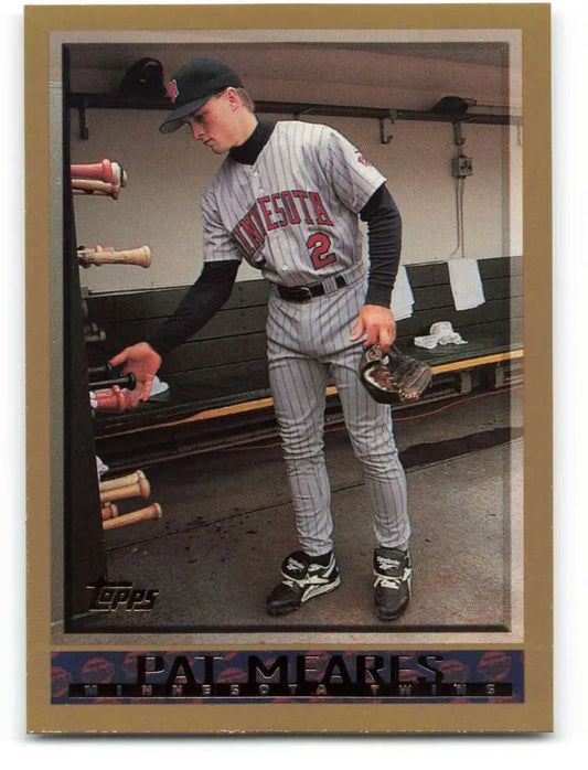 1998 Topps #49 Pat Meares NM-MT Minnesota Twins Baseball Card - Baseball Card Single