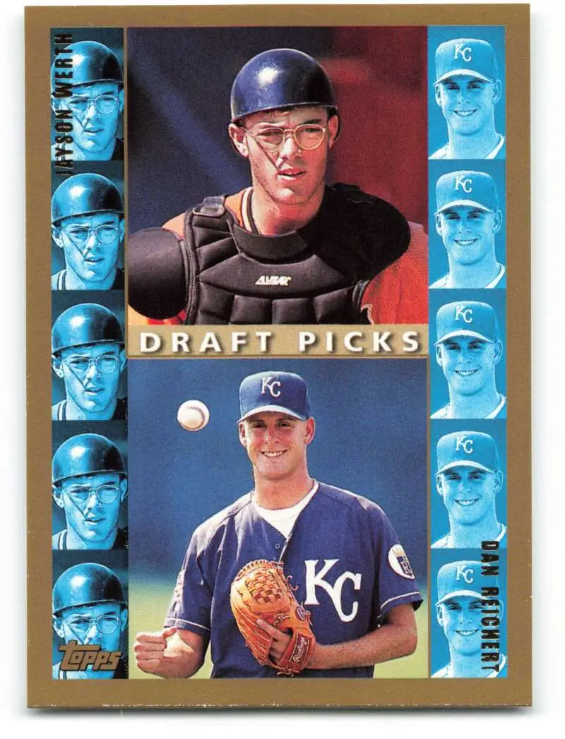 1998 Topps #493 Jayson Werth/Dan Reichert NM-MT RC Rookie Baltimore Orioles/Kansas City Royals Baseball Card - Baseball
