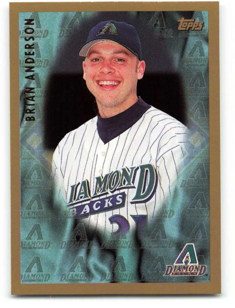 1998 Topps #496 Brian Anderson NM-MT Arizona Diamondbacks Baseball Card - Baseball Card Single