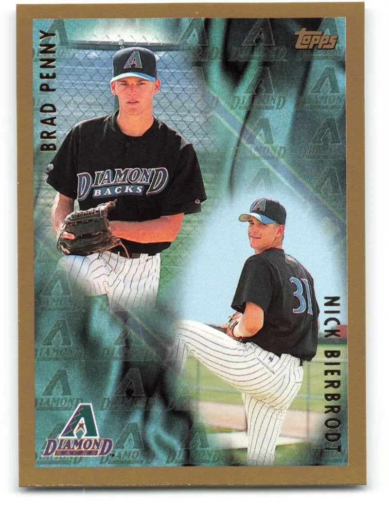 1998 Topps #499 Brad Penny/Nick Bierbrodt NM-MT Arizona Diamondbacks Baseball Card - Baseball Card Single